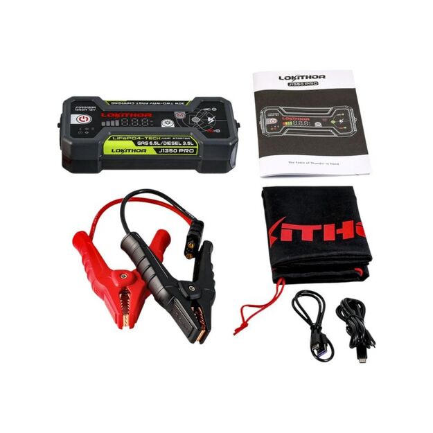 LOKITHOR J1350 LiFePO4 12V Startsēdētājs