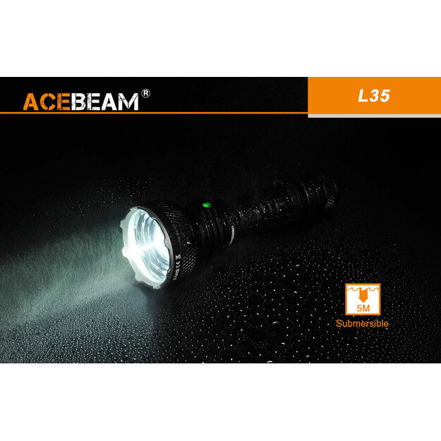 AceBeam L35 V2.0 taktiskais lukturis Melns