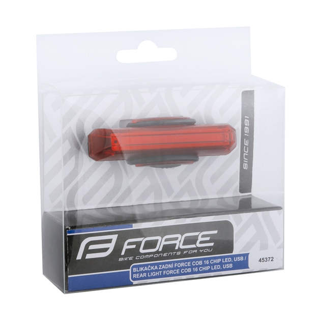 Aizmugures apgaismojums FORCE Cob 16 mikroshēmu LED USB