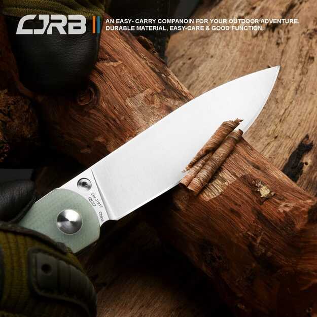 CJRB Cutlery Ria folding knife Nature Green J1917-NTG