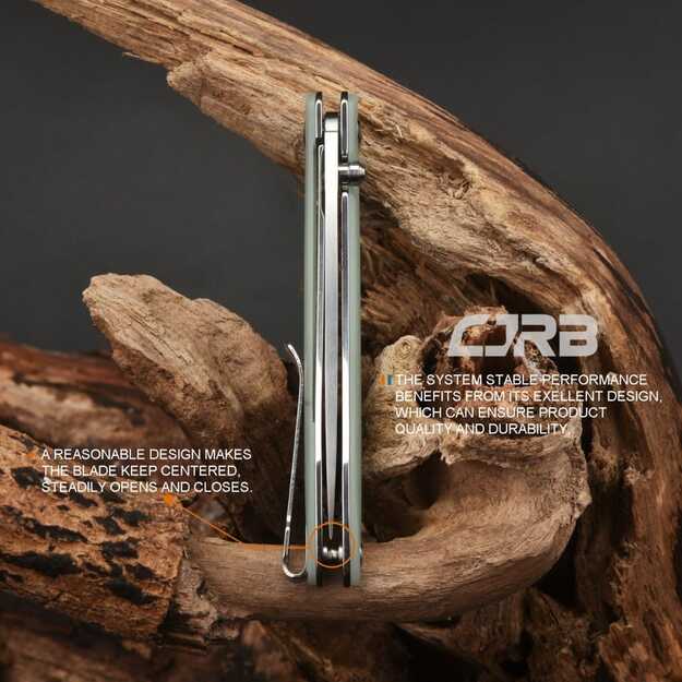 CJRB Cutlery Ria folding knife Nature Green J1917-NTG