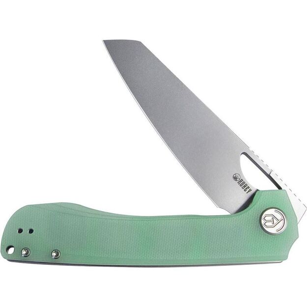 Складной нож Kubey Elang G10, Beadblasted AUS-10 от Sebastian Irawan (KU365C) ​​Jade