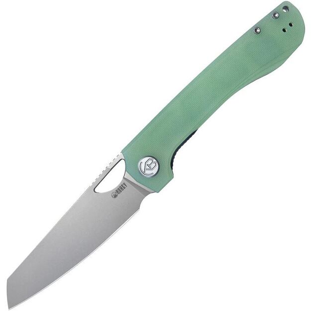 Складной нож Kubey Elang G10, Beadblasted AUS-10 от Sebastian Irawan (KU365C) ​​Jade