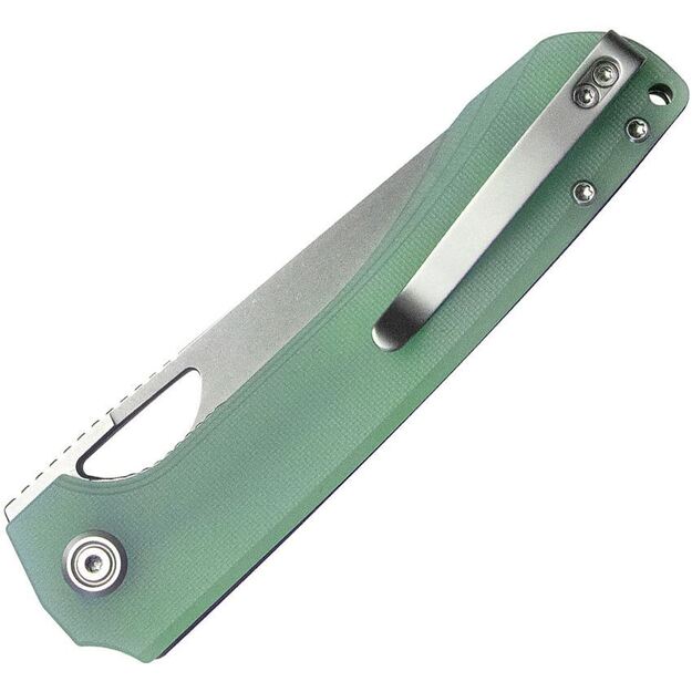 Складной нож Kubey Elang G10, Beadblasted AUS-10 от Sebastian Irawan (KU365C) ​​Jade
