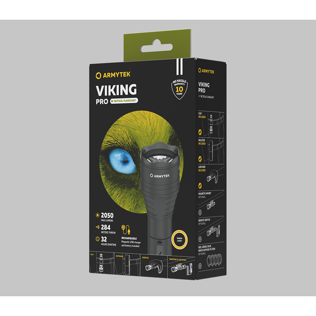 Armytek Viking Pro flashlight 2050lm Warm white F07701W