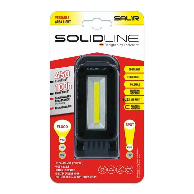 Ledlenser Solidline SAL1R lukturītis PELĒKS