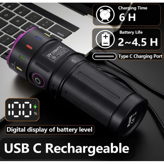 Infinio WORK UV-P7 200W ultravioletais lukturītis