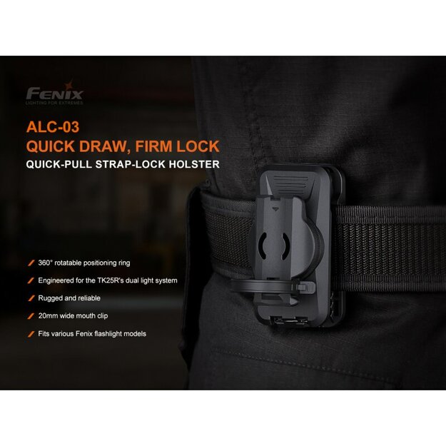 Fenix ​​​​​​​​ALC-03 lukturī&scaron;a jostas klipsis