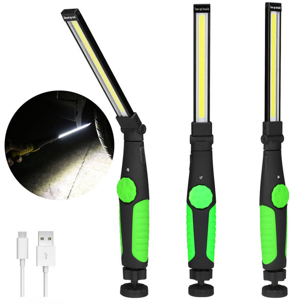 Darbnīcas darba lampa COB LED ar magnētisko turētāju