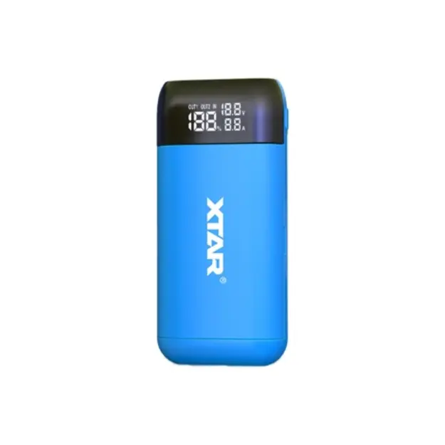 Xtar PB2SL Charger / power bank for cylindrical lithium-ion batteries 18650 / 20700 / 21700