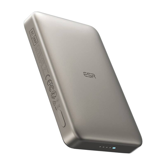 ESR Qi2 MagSlim 10000 mAh magnētiskā powerbanka (smiltis)