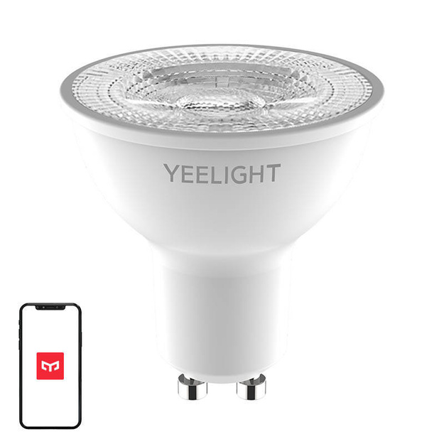 Yeelight W1 GU10 viedā spuldzīte (ar regulējamu apgaismojumu) 1 gab.