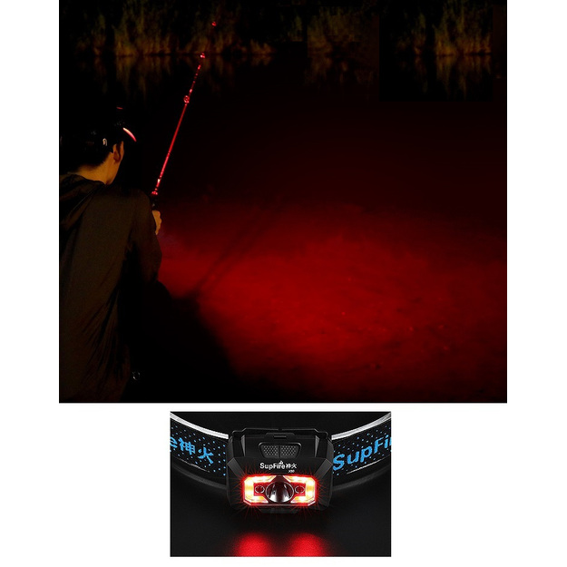 Supfire X30 lukturis ar sensoru, 500lm, 130m