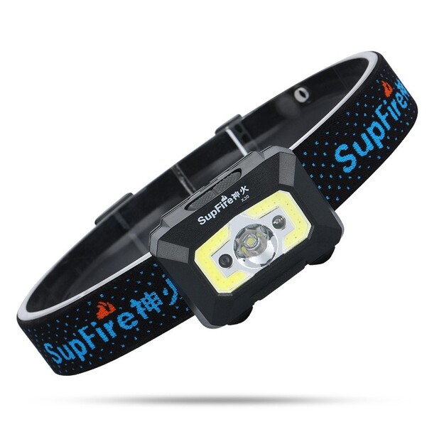 Supfire X30 headlamp with sensor USB, 500lm, 130m