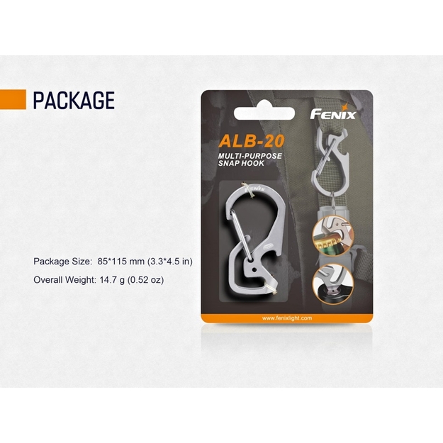 Fenix ALB-20 Multi-Purpose Snap Hook