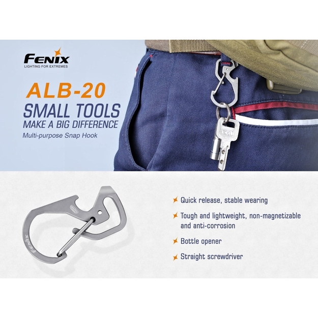 Fenix ALB-20 Multi-Purpose Snap Hook