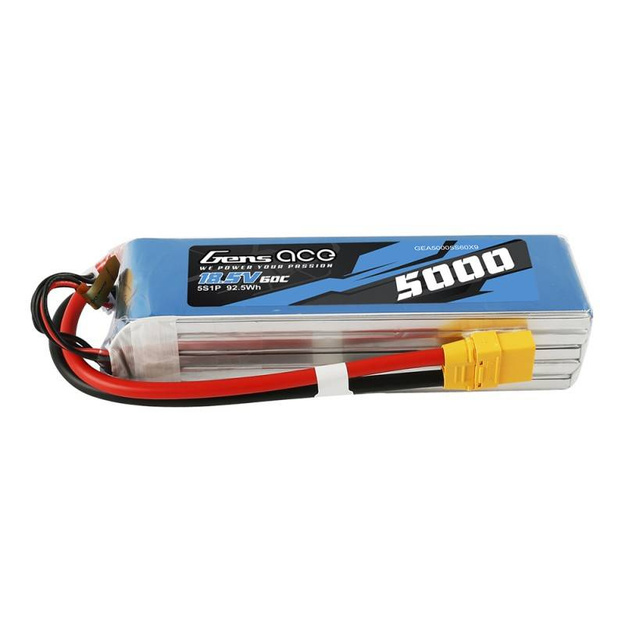Аккумулятор LiPo Gens Ace Bashing 5000mAh 18.5V 60C 5S1P - XT90
