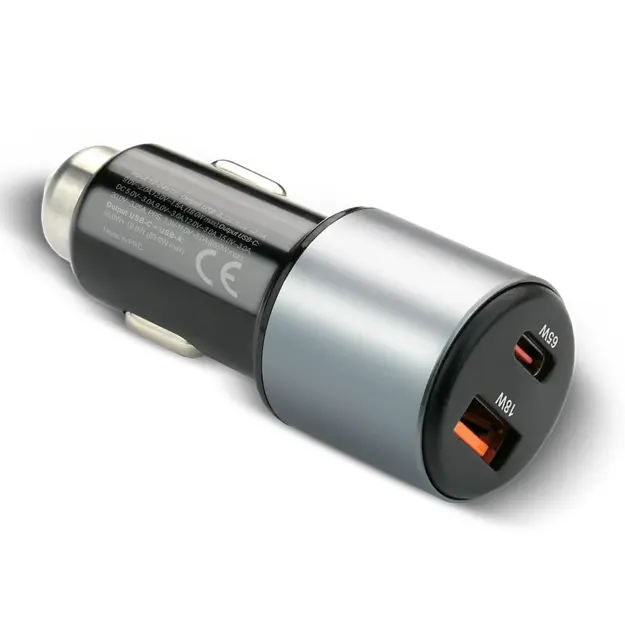 everActive CC-60Q Car Charger with USB QC3.0 and USB-C PD 83W
