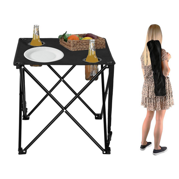 Foldable Camping Table 46x46x38
