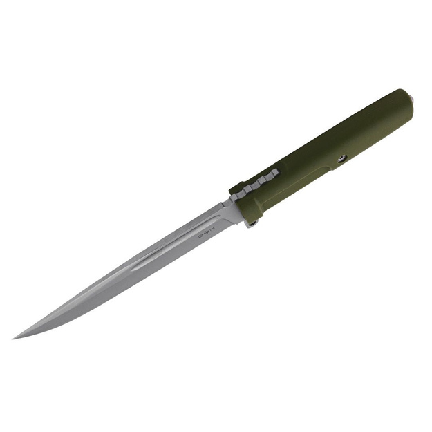 BSH ADVENTURE Fixed Blade Knife with Green Handle N-330B