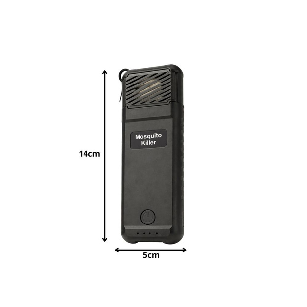 Portatīvais USB uzlādējamais odu atbaidītājs, zaļ&scaron;