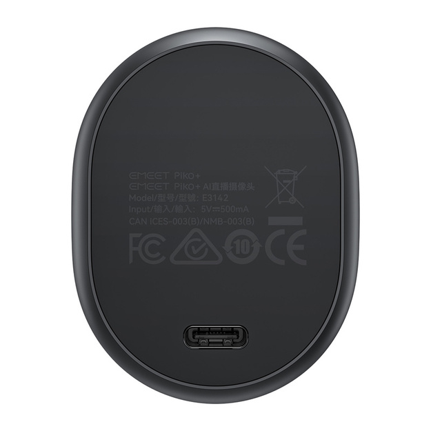 EMEET Piko Webcam (Black)