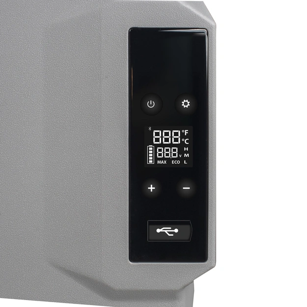 Travel fridge 35L DC 12/24V AC 220-240V, single-chamber, with wheels, Travel series VA-T35, Vayox