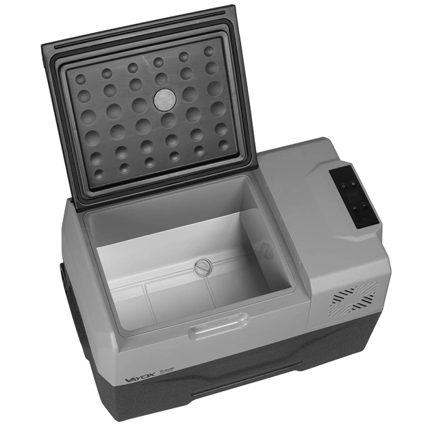 Travel fridge 35L DC 12/24V AC 220-240V, single-chamber, with wheels, Travel series VA-T35, Vayox