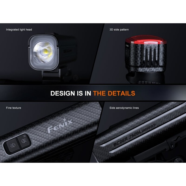 Fenix BC28R-D bicycle light set