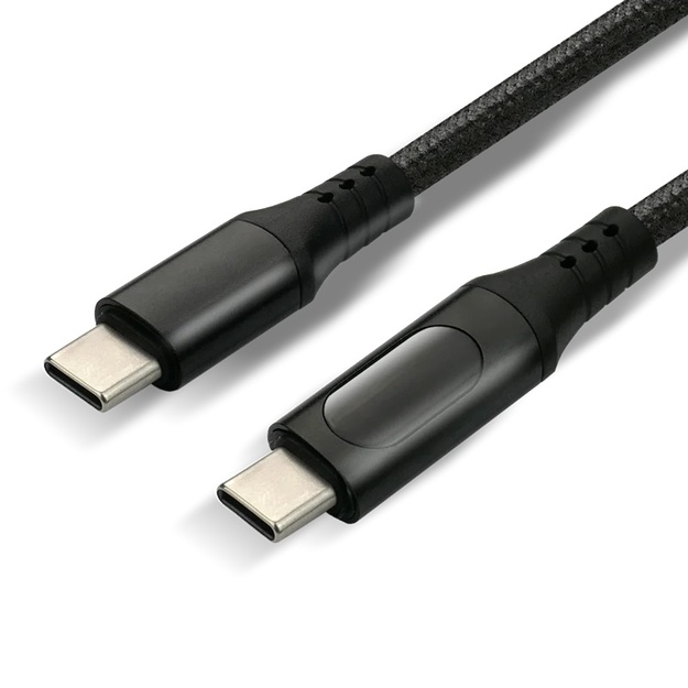USB-C PD LCD kabelis 300 cm everActive CBB-3PDL Power Delivery 2.0 ar ātrās uzlādes atbalstu 2,25 A / 20 V 45 W