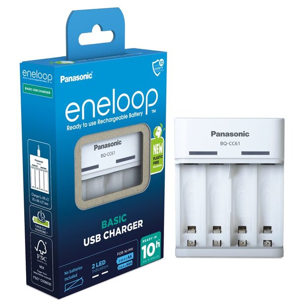Eneloop BQ-CC61 USB lādētājs