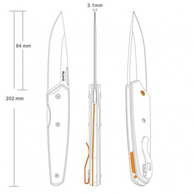 Ruike P848-B knife