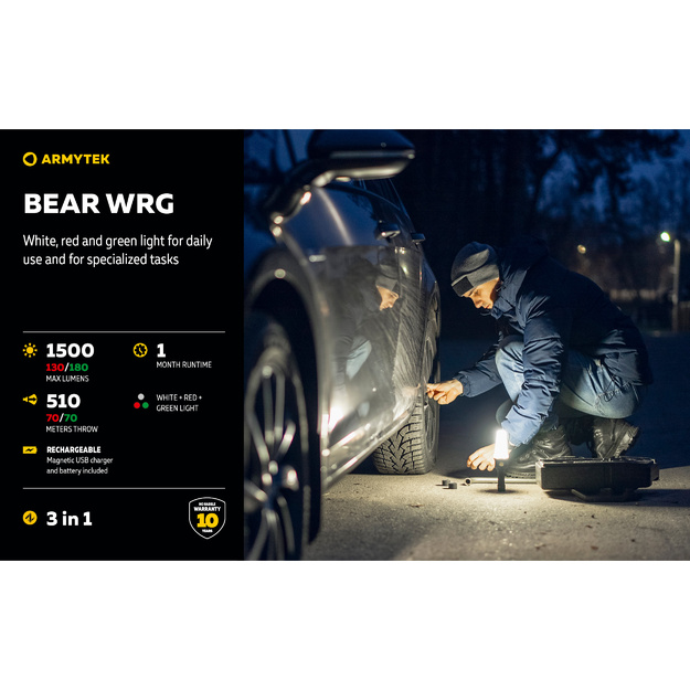 Armytek Bear WRG Flashlight F09901C
