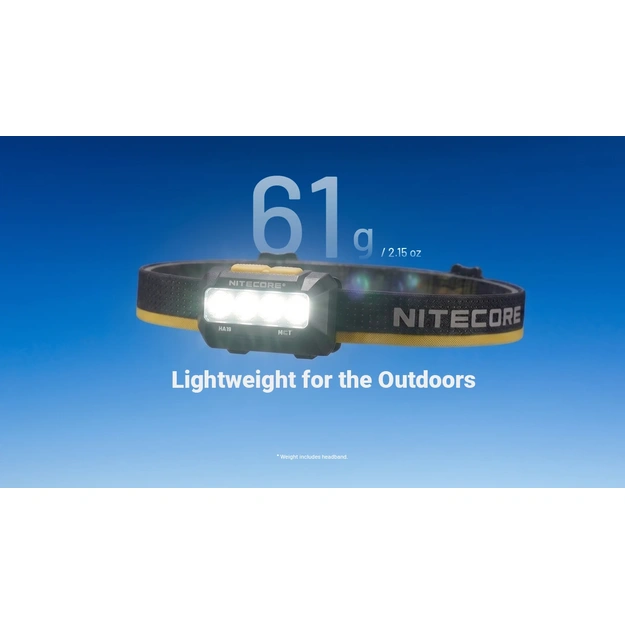Nitecore HA19 MCT daudzkrāsu un daudztemperatūru pieres lukturis 600lm Hunter Green