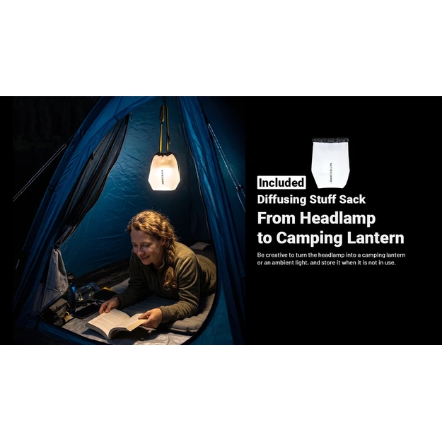 Nitecore HA19 MCT daudzkrāsu un daudztemperatūru pieres lukturis 600lm Hunter Green