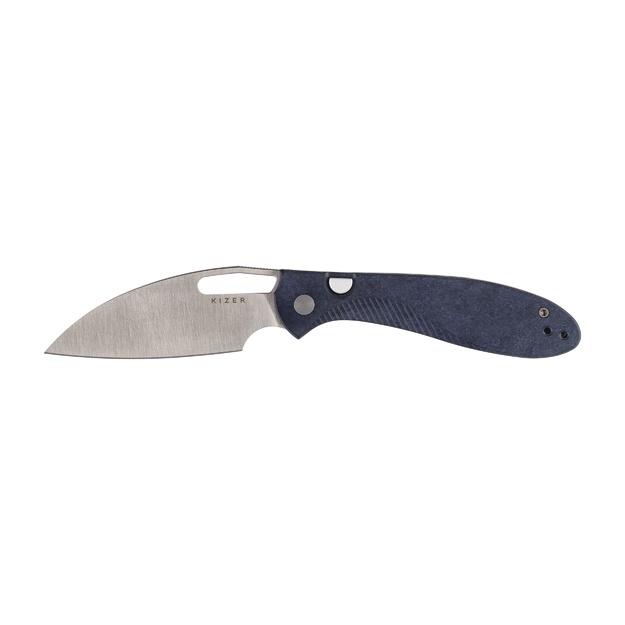 Kizer Masu saliekamais nazis V3697A1, Alleima 14C28N, Richlite Blue