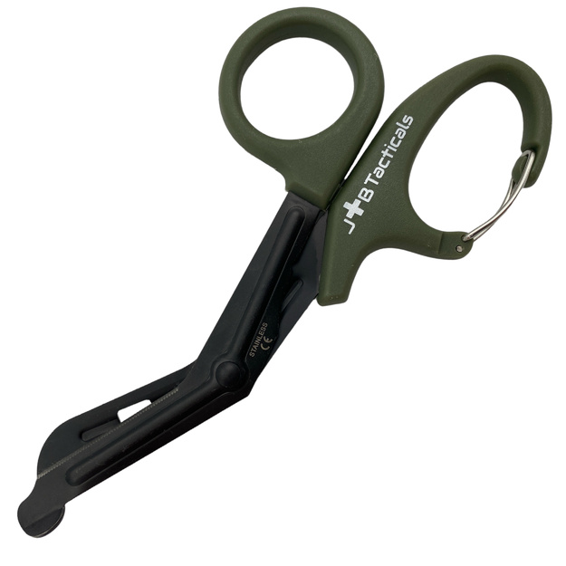 JB Tacticals Emergency Medical Scissors / Trauma Shears, 19 cm, Green