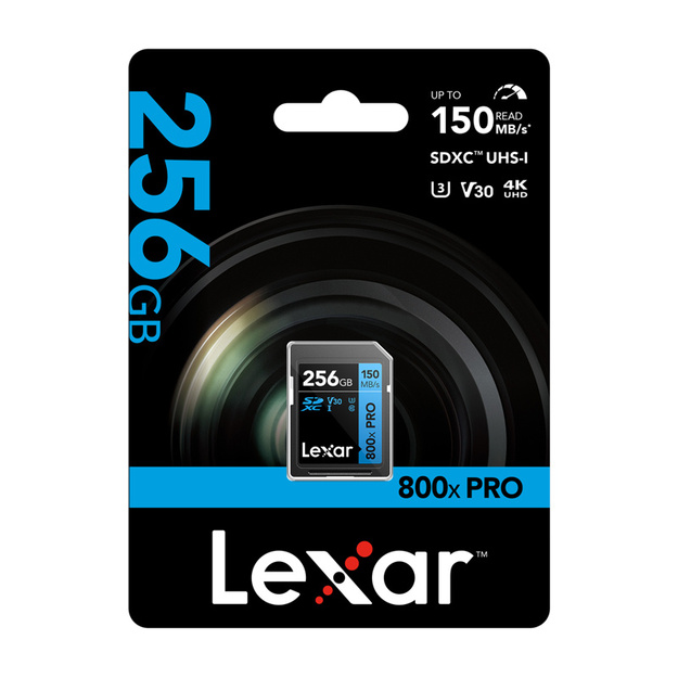 Lexar Professional 800x Pro SDXC 256GD memory card