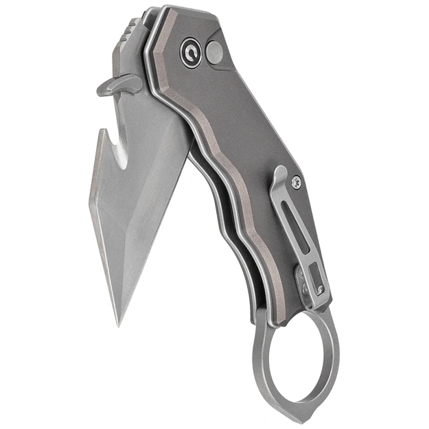 Складной нож Civivi Amaroq Gray Aluminum, Satin Nitro-V (C24018-1)