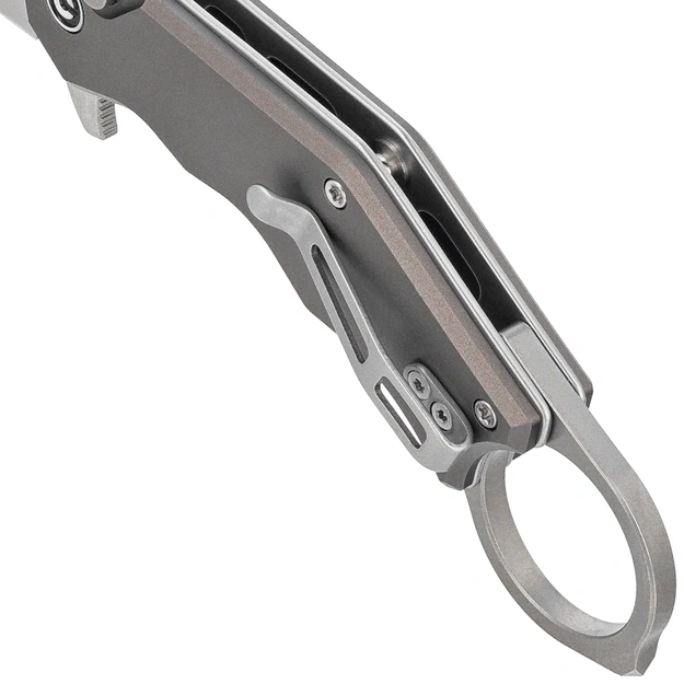 Складной нож Civivi Amaroq Gray Aluminum, Satin Nitro-V (C24018-1)