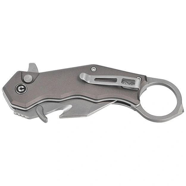 Складной нож Civivi Amaroq Gray Aluminum, Satin Nitro-V (C24018-1)