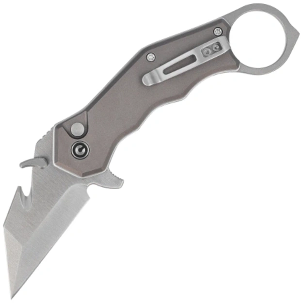 Складной нож Civivi Amaroq Gray Aluminum, Satin Nitro-V (C24018-1)