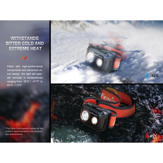 Fenix HL32R-T trail skrie&scaron;anas lukturis, blue