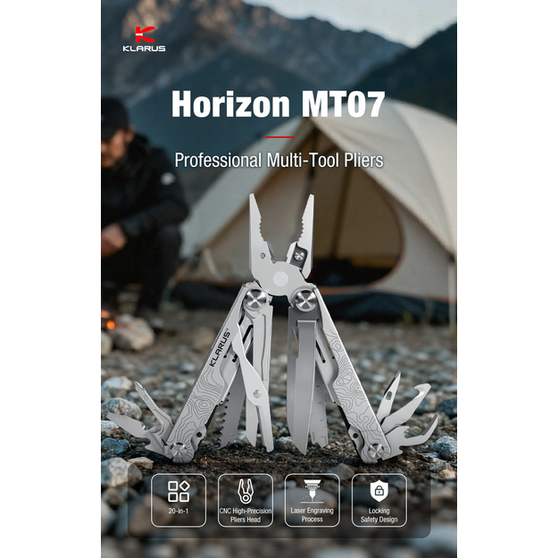Klarus Horizon MT07 Multitool - Silver