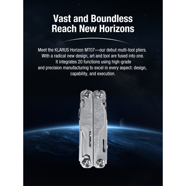 Klarus Horizon MT07 Multitool - Silver