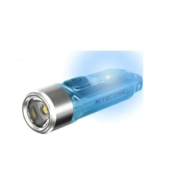 Nitecore TIKI GITD uzlādējams LED atslēgas lukturītis, 300 Lm ZILS