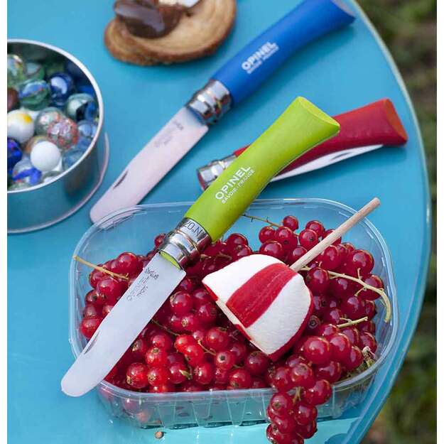  My first Opinel  №7 Детский нож с зеленой ручкой