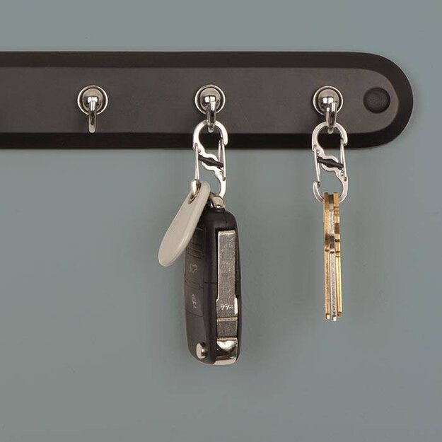 Nite Ize - S-Biner MicroLock - Nerūsējo&scaron;ā materiāla karabīnes - 2 gab - LSBM-11-2R3