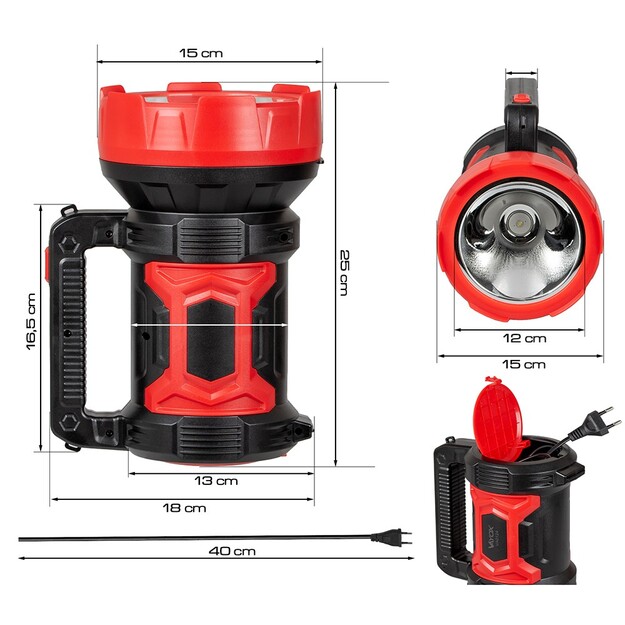 Vayox VA0124 uzlādējams prožektors 10W 400lm