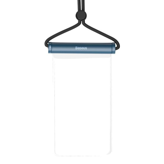 Baseus AquaGlide ūdensnecaurlaidīgs telefona futrālis ar cilindrisku slaidu slēdzeni (zils)